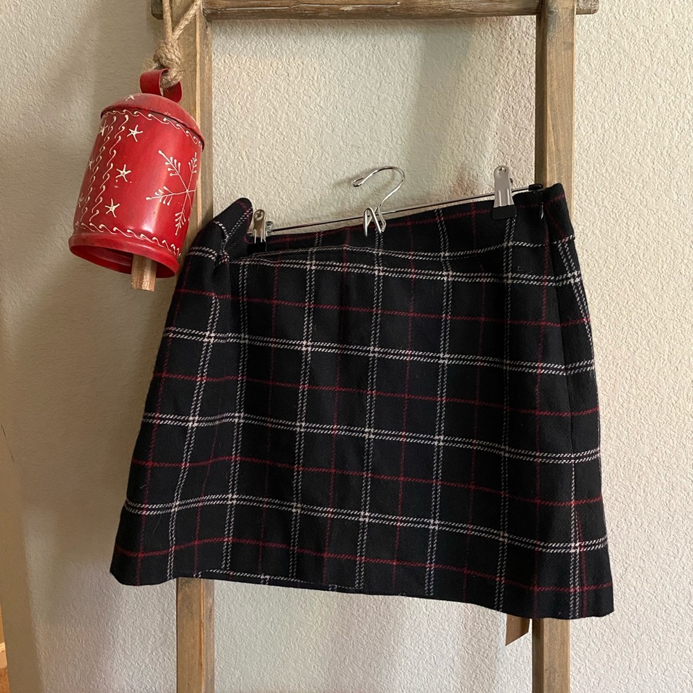Jcrew Plaid Mini Skirt